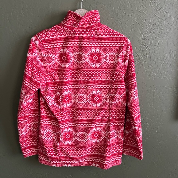 Lands’ End Fleece Quarter Zip Pullover - Picture 2 of 3